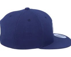 Kids Cat Paw Applique Navy Snapback - Kiddo Cap