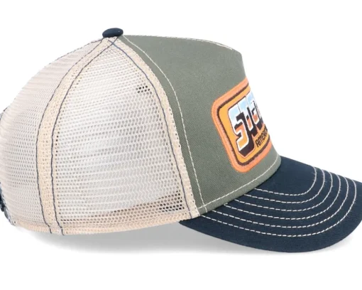 Kids Chrome Olive Trucker - Stetson