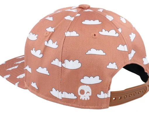 Kids Cloudy Pecan Brown Snapback - Headster