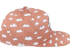 Kids Cloudy Pecan Brown Snapback - Headster