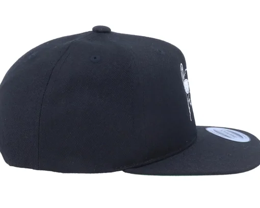 Kids Cool Llama Lines Black Snapback - Iconic