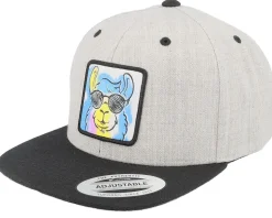 Kids Cool Llama Shades Heather Grey/Black - Kiddo Cap