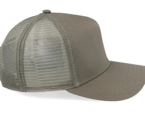 Kids Cotton Olive A-Frame Trucker - Stetson