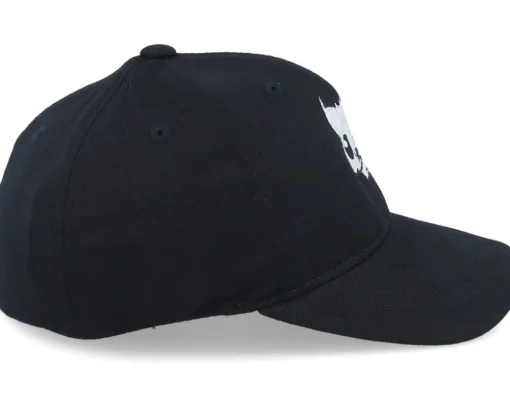 Kids Cute Cat Black Flexfit - Kiddo Cap