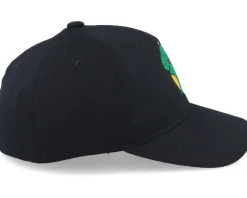 Kids Cute Green Dinosaur Black Flexfit - Kiddo Cap