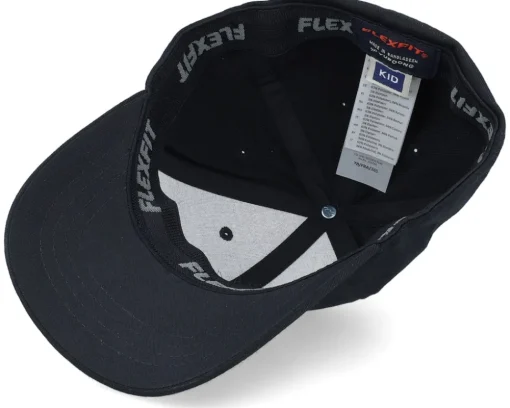 Kids Cute Green Dinosaur Black Flexfit - Kiddo Cap