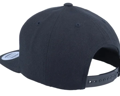 Kids 3D Cool Kid College Black Snapback - Kiddo Cap