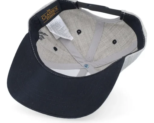 Kids 3d Dino Skull Heather Grey/Black Snapback - Kiddo Cap
