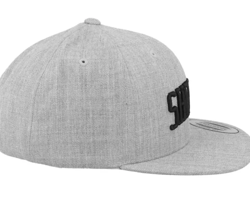 Kids 3D Sheriff Heather Grey Snapback - Kiddo Cap