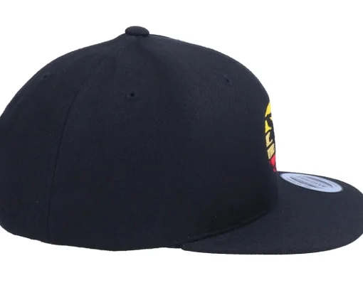 Kids Dino T-Rex Black Snapback - Kiddo Cap