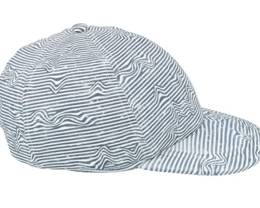 Kids Dip N' Dive Lineup Black Swim Cap - Headster