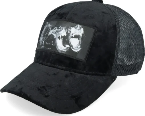 Kids Dogs Velvet Black Trucker - Calza Pennello