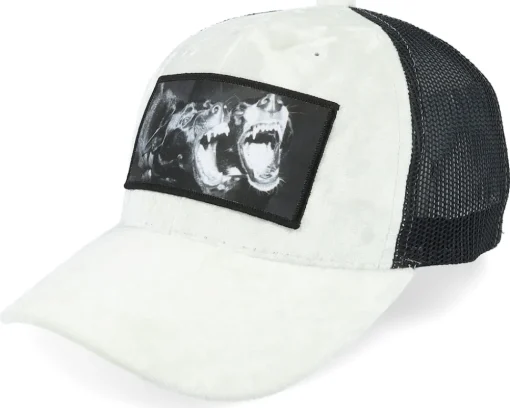 Kids Dogs Velvet White/Black Trucker - Calza Pennello