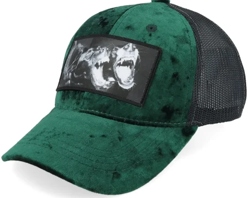 Kids Dogs Velvet White/Black Trucker - Calza Pennello