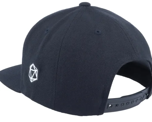 Kids Dragon Fantasy Emblem Black Snapback - Kiddo Cap