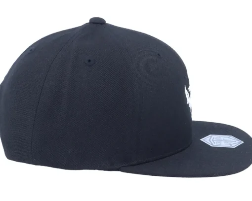 Kids Dragon Fantasy Emblem Black Snapback - Kiddo Cap