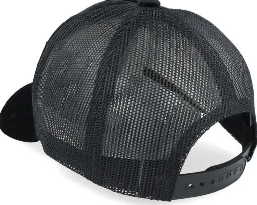 Kids Eiffel Tower Velvet Black A-Frame Trucker - Calza Pennello