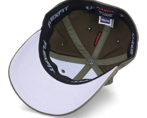 Kids Excavator Olive Flexfit - Kiddo Cap