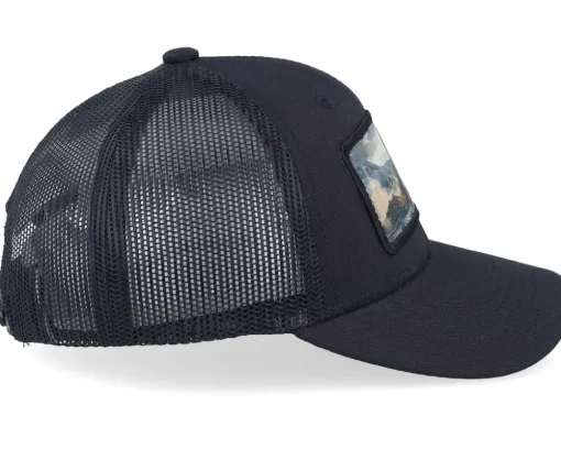 Kids Excavator Patch Black Trucker - Kiddo Cap