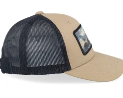 Kids Excavator Patch Caramel/Black Trucker - Kiddo Cap