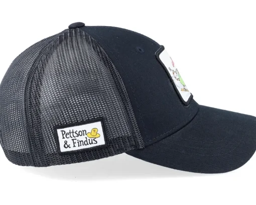 Kids Findus Skiing Black Trucker - Pettson och Findus