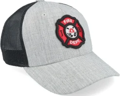 Kids Fire Fighter Junior 3d Patch Grey Flexfit - Kiddo Cap