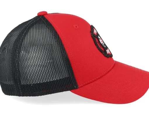 Kids Fire Fighter Junior 3d Patch Scarlet/Black - Kiddo Cap