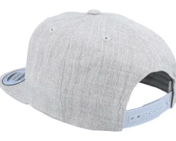 Kids Fire Truck Logo Heather Grey Snapback - Kiddo Cap