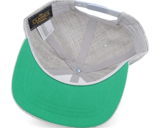 Kids Fire Truck Logo Heather Grey Snapback - Kiddo Cap