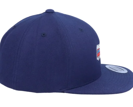 Kids Fire Truck Navy Snapback - Kiddo Cap