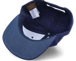 Kids Fire Truck Navy Snapback - Kiddo Cap