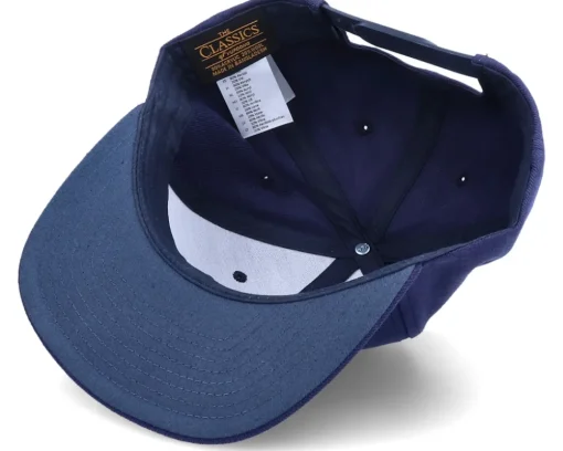 Kids Fire Truck Navy Snapback - Kiddo Cap