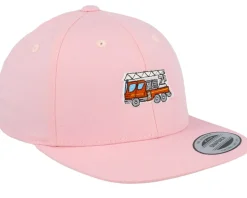 Kids Fire Truck Pink Snapback - Kiddo Cap