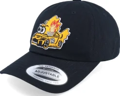 Kids Fish Racing Car Kids Black Dad Cap - Kiddo Cap
