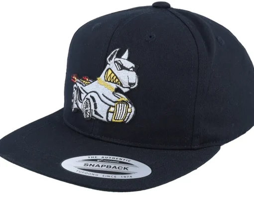 Kids Fish Racing Car Toddler Black Snapback - Kiddo Cap