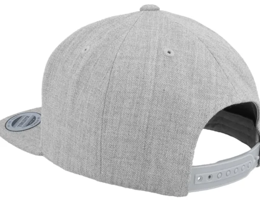 Kids Flaming Car Heather Grey Snapback - Kiddo Cap