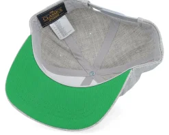 Kids Frans Engraved Patch Heather Grey Snapback - Kiddo Cap