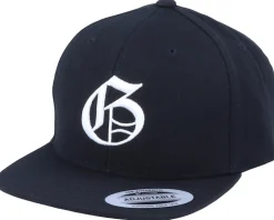 Kids G Letter 3D Black Snapback - Kiddo Cap