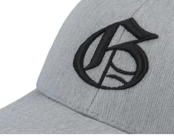 Kids G Letter 3d Heather Grey Adjustable - Kiddo Cap