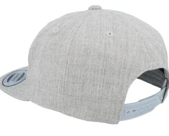 Kids Garbage Truck Engraved Patch Heather Grey - Kiddo Cap