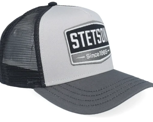 Kids Gasoline Grey/Black Trucker - Stetson