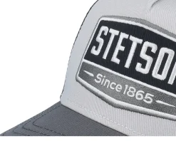Kids Gasoline Grey/Black Trucker - Stetson
