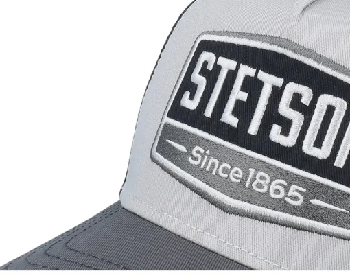 Kids Gasoline Grey/Black Trucker - Stetson