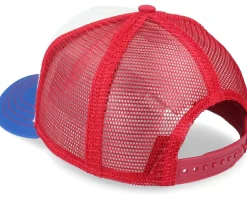 Kids Gasoline White/Red/Royal Trucker - Stetson
