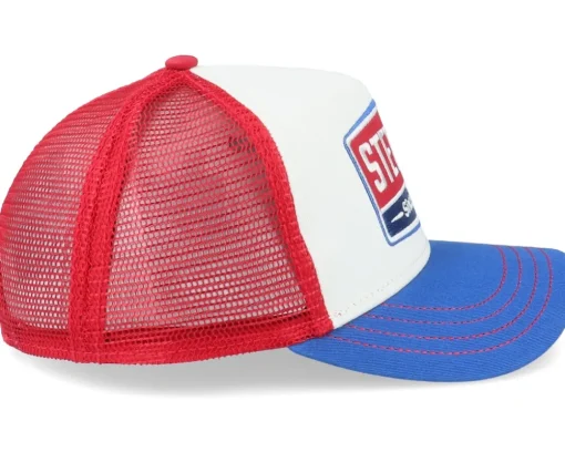 Kids Gasoline White/Red/Royal Trucker - Stetson