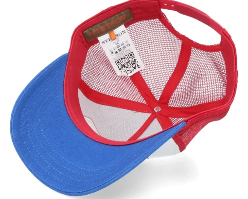 Kids Gasoline White/Red/Royal Trucker - Stetson