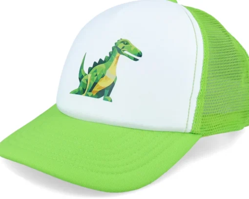Kids Geometry Koala Black/White Foam Trucker - Kiddo Cap