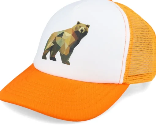 Kids Geometry Koala Black/White Foam Trucker - Kiddo Cap