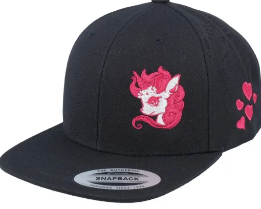 Kids Glorious Unicorn Black/Black Snapback - Unicorns