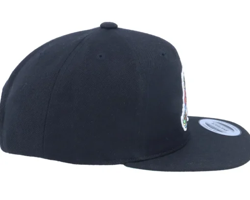 Kids Glorious Unicorn Curls Black Snapback - Unicorns